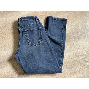 Vintage Gap Womens Dark Wash Blue Jeans 3/4 Button Fly Denim Pants